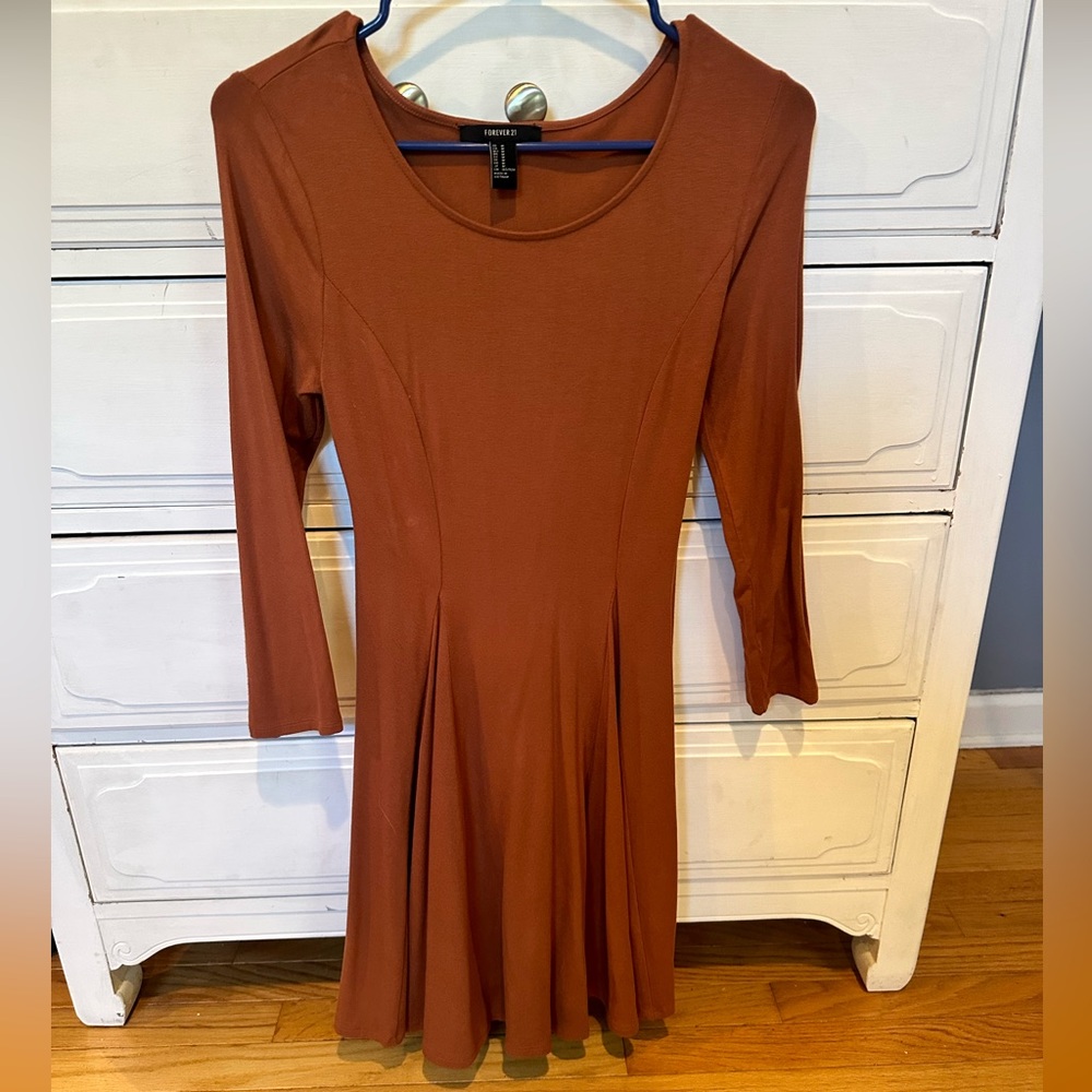CARAMEL TIE DRESS